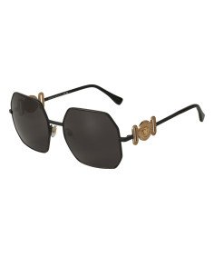 Versace VE2248 126187 Square Shape Matte Black Grey