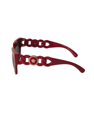 Versace VE4409 506587 Square Shape Dark Grey Red