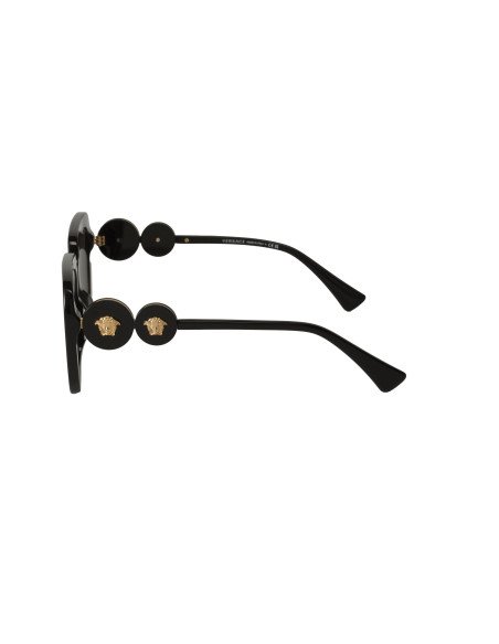 Versace VE4434 GB1/87 Medusa Square Shape Negro Dorado