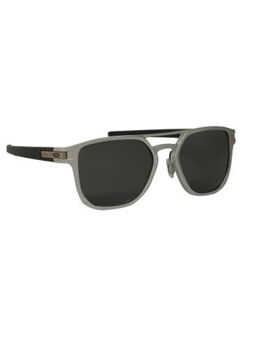 Oakley OO4128 0153 Latch Alpha Matte Silver Prizm Black Polarized