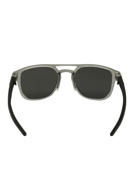 Oakley OO4128 0153 Latch Alpha Matte Silver Prizm Black Polarized