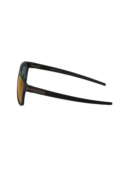 Oakley OO4128 0553 Latch Alpha Matte Black Prizm Ruby Polarized | S...