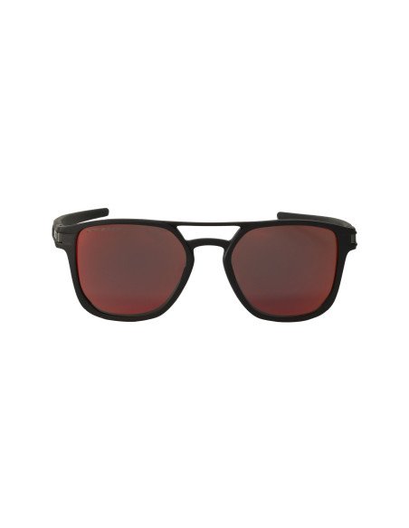 Oakley OO4128 0553 Latch Alpha Matte Black Prizm Ruby Polarized | S...