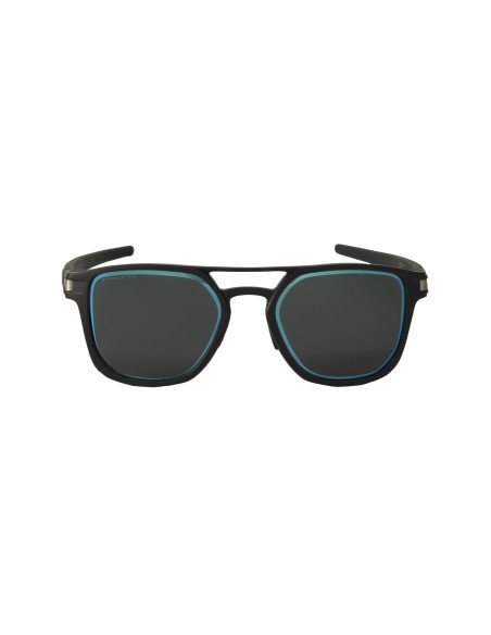 Oakley OO4128 0653 Latch Alpha Matte Black Frame Prizm Grey Origina...