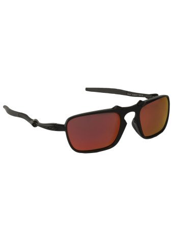 Oakley OO6020 03 Badman Ruby Iridium Polarized Dark Carbon