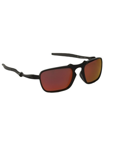 Oakley OO6020 03 Badman Ruby Iridium Polarized Dark Carbon