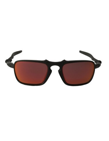 Oakley OO6020 03 Badman Ruby Iridium Polarized Dark Carbon