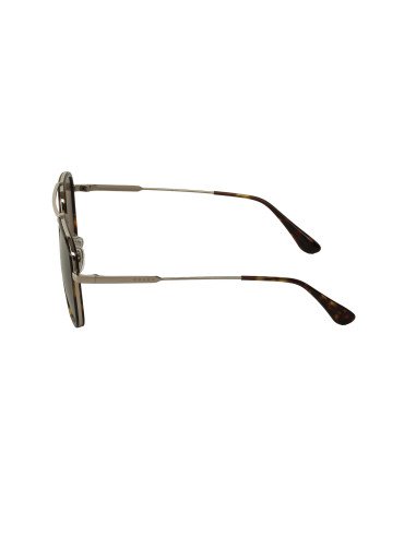 Prada SPR 57XS 01A-8C1 Aviator Square Coffe Tortoise