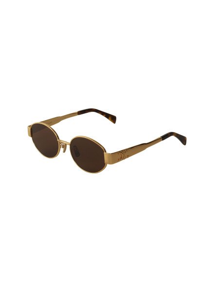 Celine CL40235U 25A Oval Shape Black Silver Sin accesorios