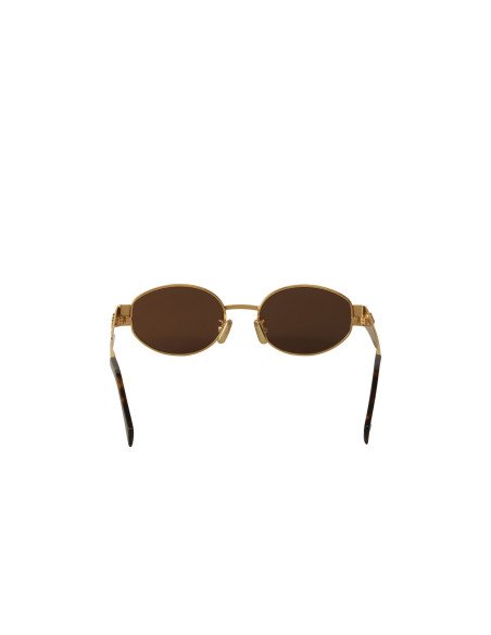 Celine CL40235U 25A Oval Shape Black Silver Sin accesorios