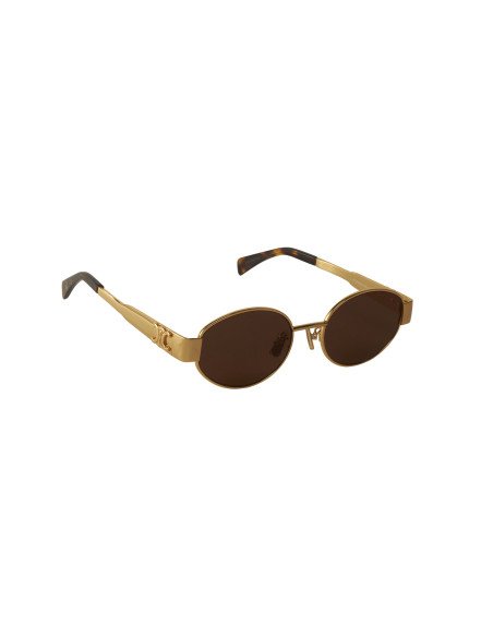 Celine CL40235U 25A Oval Shape Black Silver Sin accesorios