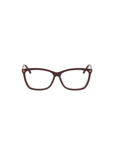 Gucci Gg0025o 007 Oftalmico Square Vino Dorado Original