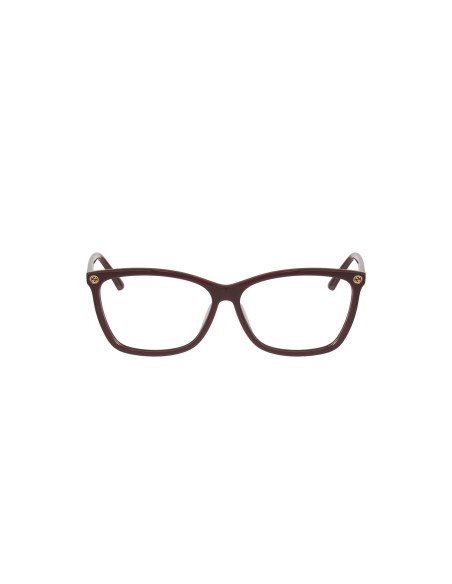 Gucci Gg0025o 007 Oftalmico Square Vino Dorado Original