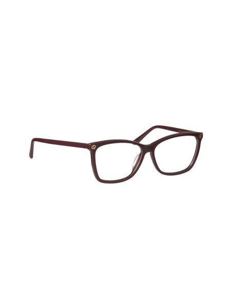 Gucci Gg0025o 007 Oftalmico Square Vino Dorado Original