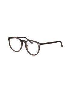 Gucci Gg0027O 002 Oftálmico Round Acetato Carey Dorado | Sunnies.uno