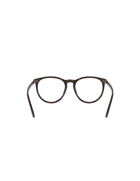 Gucci Gg0027O 002 Oftálmico Round Acetato Carey Dorado | Sunnies.uno