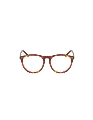 Gucci Gg0027O 003 Oftalmico Round Acetato Carey Claro | Sunnies.uno