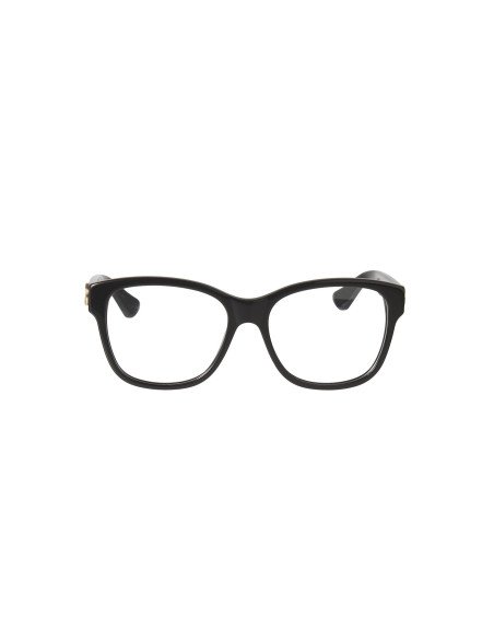 Gucci Gg0038o 001 Oftalmico Square Negro Dorado