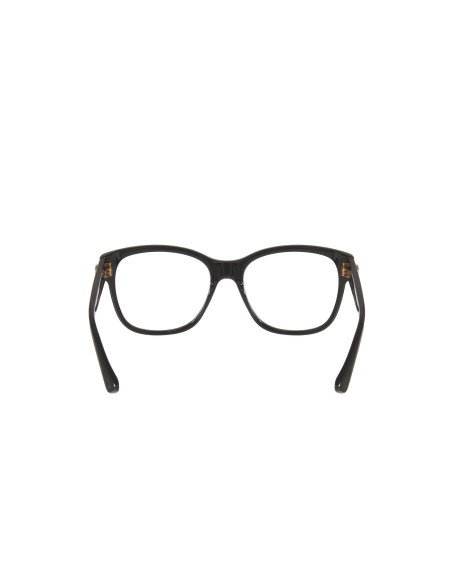 Gucci Gg0038o 001 Oftalmico Square Negro Dorado