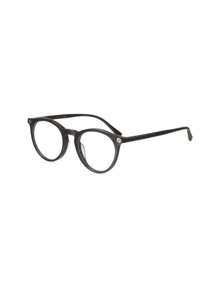 Gucci GG0121O 001 Round Shape Oftalmico Negro Plata | Sunnies.uno