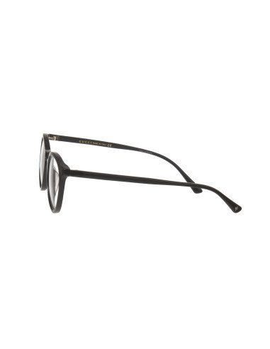 Gucci GG0121O 001 Round Shape Oftalmico Negro Plata | Sunnies.uno
