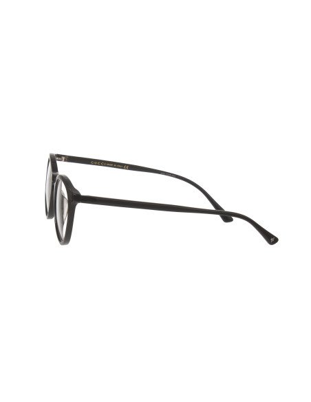 Gucci GG0121O 001 Round Shape Oftalmico Negro Plata | Sunnies.uno