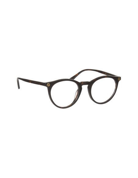 Gucci GG0121O 002 Round Shape Oftalmico Carey Dorado | Sunnies.uno