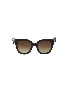 Gucci GG0208S 003 Square Oversized Carey Cafe Degradado | Sunnies.uno 2