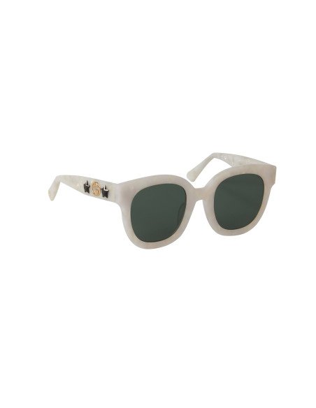 Gucci Gg0208s 005 Square Oversized Carey Blanco Gris | ...