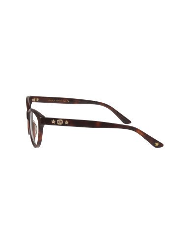 Gucci GG0211OA 002 Round Eye Cat Carey Dorado