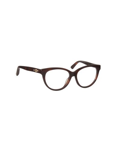 Gucci GG0211OA 002 Round Eye Cat Carey Dorado