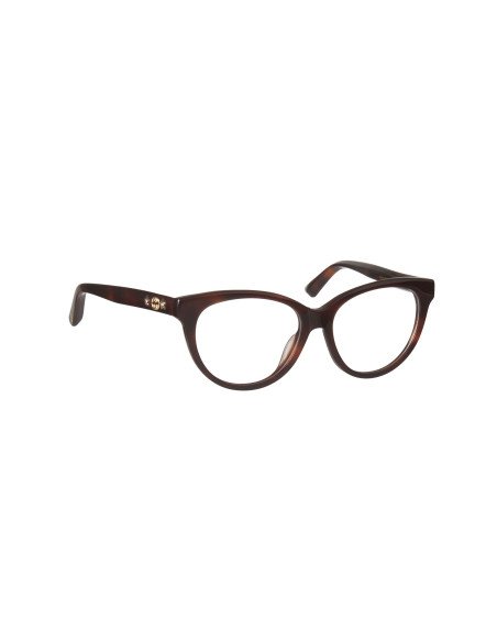 Gucci GG0211OA 002 Round Eye Cat Carey Dorado