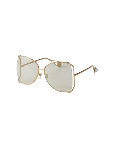 Gucci GG0252S 001 Square Shape Ambar Transparente