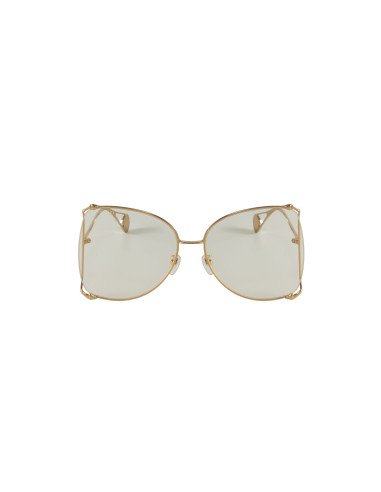 Gucci GG0252S 001 Square Shape Ambar Transparente