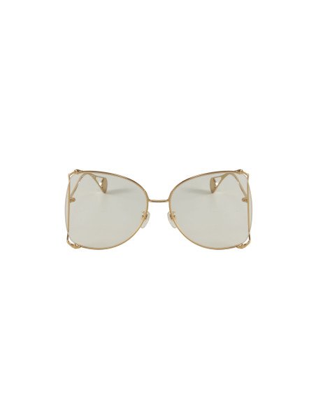 Gucci GG0252S 001 Square Shape Ambar Transparente