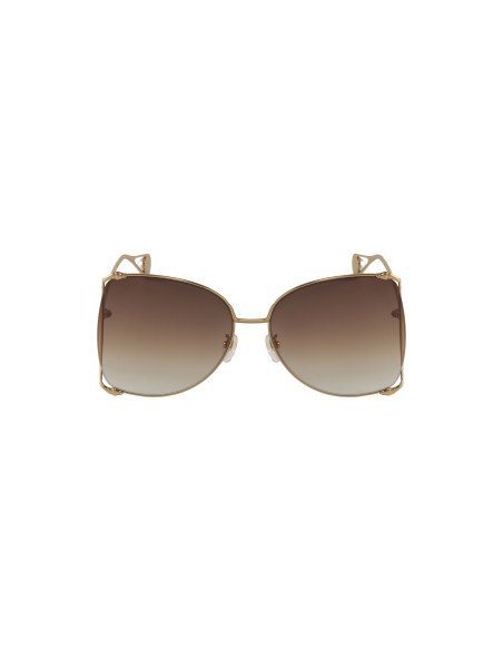 Gucci GG0252S 003 Square Shape Cafe degradado Dorado