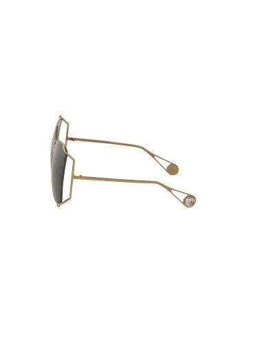 Gucci GG0252S 005 Square Shape Negro Dorado