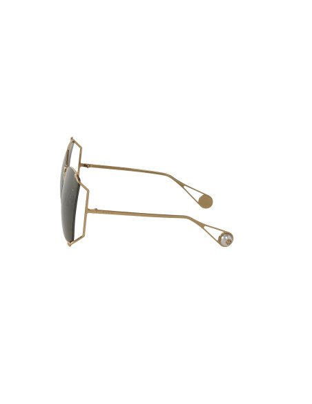 Gucci GG0252S 005 Square Shape Negro Dorado