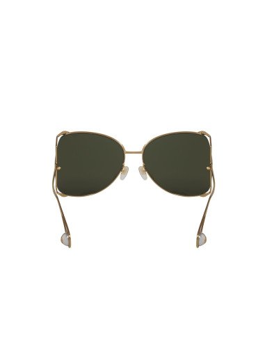 Gucci GG0252S 005 Square Shape Negro Dorado
