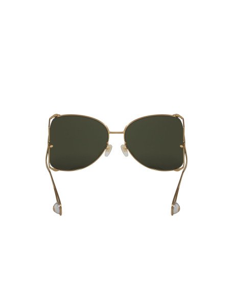 Gucci GG0252S 005 Square Shape Negro Dorado