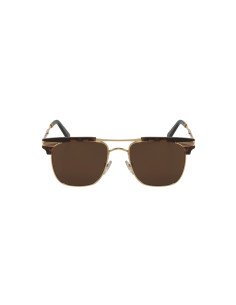 Gucci Gg0287s 003 Clubmaster Cafe Transparente Dorado Original | ... 2
