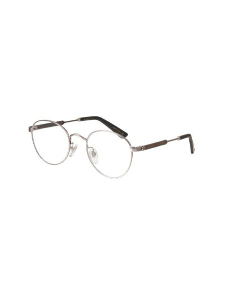 Gucci GG0290O 004 Round Shape Oftalmico Plata Negro Original