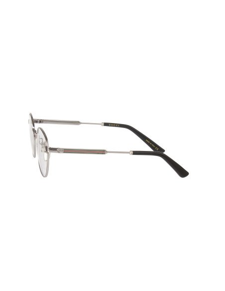 Gucci GG0290O 004 Round Shape Oftalmico Plata Negro Original