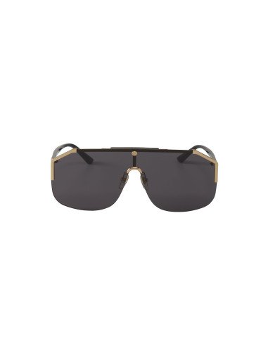 Gucci GG0291S 001 New Aviator Square Gris Negro Original | Sunnies.uno