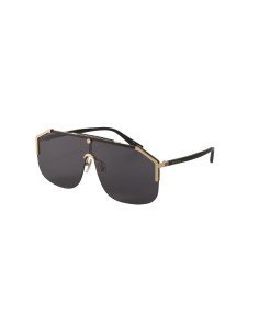 Gucci GG0291S 001 New Aviator Square Gris Negro Original | Sunnies.uno