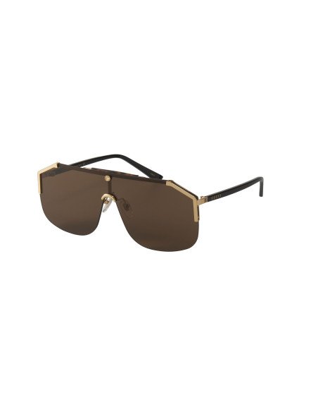Gucci GG0291S 002 New Aviator Square Cafe Negro Original | Sunnies.uno