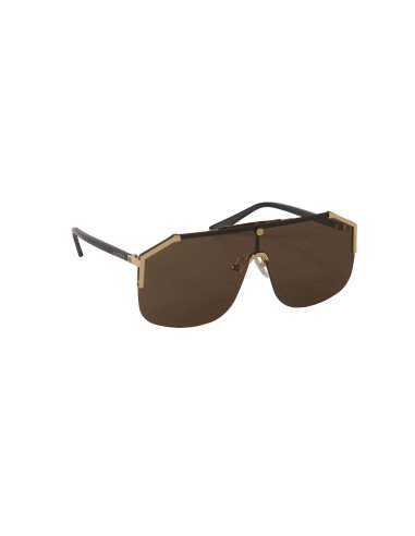 Gucci GG0291S 002 New Aviator Square Cafe Negro Original | Sunnies.uno