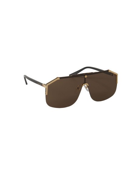 Gucci GG0291S 002 New Aviator Square Cafe Negro Original | Sunnies.uno