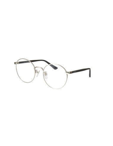 Gucci Gg0297OK 001 Oftalmico Round Plateado Negro Original | Sunnie...