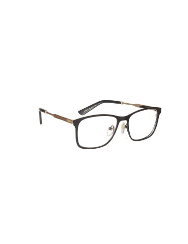 Gucci Gg0301O 001 Oftalmico Clubmaster Negro Dorado | Sunnies.uno